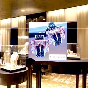 Ross & Simons EZ Buckle Black & Silver Sterling silverEarring RARE!♥️♥️♥️